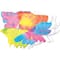 Roylco® Color Diffusing Paper Butterflies, 3 Packs of 48
